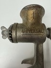 Vintage Universal  2 Hand Crank Meat Grinder W table Clamp  Usa