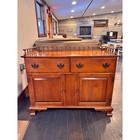 Sprague   Carleton Solid Rock Maple Dry Sink     Rare 1950s Keene  Nh Cabinet