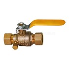 Midline Full Port Forged Brass Ball Valve Drain Compression Joints 1 2 in-1 in
