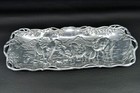 Arthur Court Safari Leopard Rhino Elephant Aluminum Serving Cracker Tray 14  Vtg