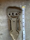 Cast Iron Antique Style Black Bear Door Knocker Rustic Brown Finish Cabin Decor