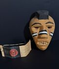 Will Long Cherokee Buckeye    warrior    Mask  Original Qualla Tag  Mint 