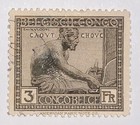 Travelstamps  Belgium Congo Stamps Scott  109 1924 Used Light Cancel