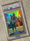 2009 Topps Chrome Tom Brady W2 Gold Refractor Psa 8