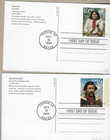 Geronimo And Jim Beckwith  2 Legends 0f The West F d of I  Postcards  Free Ship 