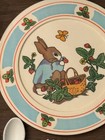 Vtg Chilton Peter Rabbit Toy Dishes Set Easter Bunny Plastic Plates Cups   
