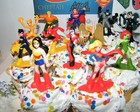 Dc Super Hero Girls Deluxe Mini Cake Topper Set Of 14 With 12 Figures
