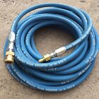 4000psi 3 8  X 50ft Blue Non-marking Pressure Washer Hose W  Qc Fittings 
