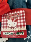 New Hello Kitty Christmas Tree Green Plush Throw Throw Blanket