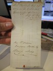 1843 New York City Wolfe   Bishop Company Promisory Note Bank Check Iou Due Slip