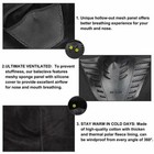 Halloween Balaclava Full Face Mask Anti-saliva Cover Fleece Cap Skiing Cycling