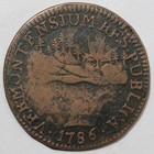 1786 Vermont Landscape Copper Vermontensium Rr-7 Ngc Vfdetails Cert  4764612-002