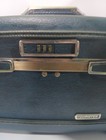 Vintage Blue American Tourister Escort Train Case Combination Lock 