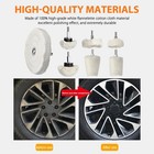 7pcs Cotton Buffing Wheel Kit For Drill Rotary Tool Aluminum Metal Polishing Pad
