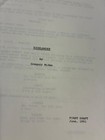 Highlander Movie -1st Draft Sceenplay 1981     Shooting Script 