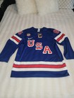 Nike Team Usa Ice Hockey Xl Jersey Jack Hughes 86 Blue Red White Olympic Player