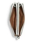 New      Authentic Coach Double Corner Zip Wristlet wallet Signature Leather Khaki