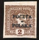 5 Poland 1919 Poczta Polska Newspaper Tax On Austrian Stamps 4 Mint  1 Used  388