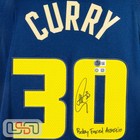 Stephen Curry Signed  baby Faced Assassin  Nike Navy Authentic Jersey Usa Sm Bas