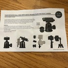 Fluid Rotation Ball Head With Quick Release Plate For Dslr Camera