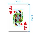 Copag 1546 Elite 100  Plastic Playing Cards Jumbo Index Poker Size Red New