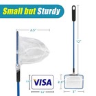 Aquaneat Aquarium Fish Net  3 Inch Small Tank Cleaning 3 Inch  Blue