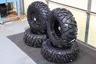 Honda Trx 300 25  Quadking Atv Tire Qb Black Atv Wheel Kit Bigghorn Sraqb