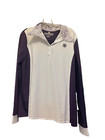 Nwt Adult Medium Romfh Signature Show Shirt Long Sleeve White purple Mountain