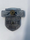 Vintage Greyhound Bus Lines Driver Hat Badge Blue Enamel