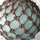 Vtg   Antique Japanese Glass Fishing Float Buoy Ball Large 12 5  Dia  Japan