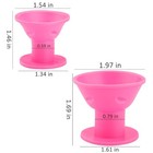 40pcs Silicone Hair Rollers Set Large Small Curlers Heatless Soft Pink Curls
