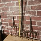 Antique Eel Spear Gig Salmon Hand Forged Iron Harpoon - Lot Of 3