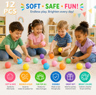 12pcs Squishies Stress Ball Toys Stress Ball Fidget Toys Relief Sensory Squeeze