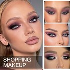 Purple Plum Matte Eyeshadow Single  Smokey Mauve Taupe Eye Shadow Palette For   