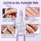 2-in-1 Ceramic Cuticle Oil Pusher Pen  For Dry   Damaged Nails  Hangnails   Gent