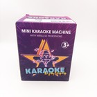 New Mini Karaoke Machine For Kids With Wireless Microphones  Mic Purple Lavender