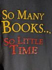 Vintage 90s So Many Books So Little Time Blue X-large Sweatshirt