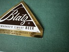 Blatz Beer Bottle Label Pabst Brewing Los Angeles Calif 1952 Old Unused 12oz