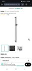 Kohler K-8524-bl Shower Slide Bar 30  - Black