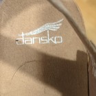 Dansko Women   s Beige Leather Strappy Closed-toe Ankle Strap Buckle Sandals 9