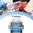 Icecasa 48  Commercial Reach In Freezer Split Door 33 Cu ft Stainless Steel