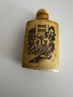 China Hand Carved Snuff Bottle As Is