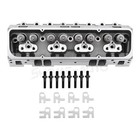 2  complete Angle Aluminum Cylinder Heads 190cc 64cc 2 02 1 60 For Sbc Chevy 350