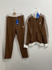 Adidas Originals Beckenbauer Tracksuit Preloved Brown White Size M