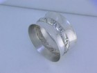 Sterling Wallace Napkin Ring Floral Leaf Ribbon Design No 5622  no Mono  59 Each