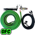 Soundqubed Ofc Amplifier Wiring Kit Amp Wiring  0ga  4ga  8ga  Green black