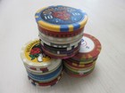 30 Casino Gaming Poker Chip Lot Las Vegas  1 New   Used Chipco Paulson Clay Room