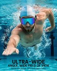 2 Pack Adult Swim Goggles - Anti Fog Uv Protection Wide View Leakproof For Pool