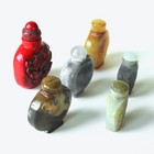 6 Vintage Snuff Bottles Lot