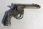 Vintage Smith   Wesson Cast Iron Toy Cap Gun 6  Long 10 Oz Pistol